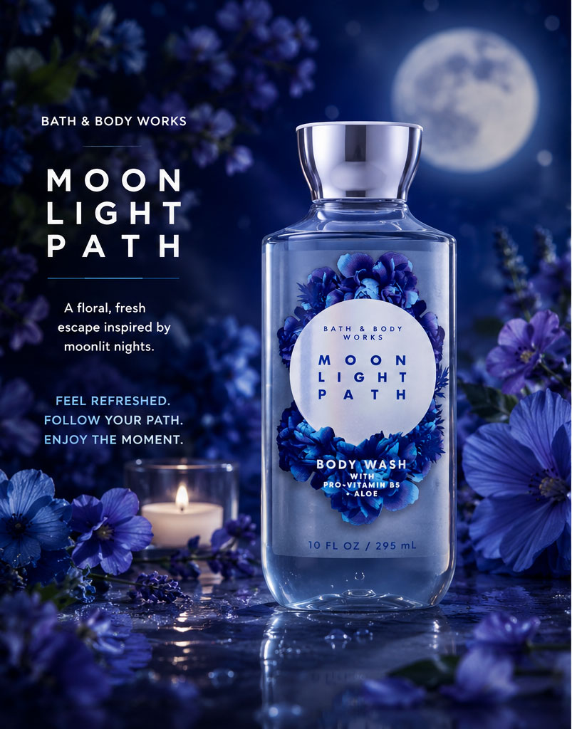 بادی واش بس اند بادی ورکز Moonlight Path